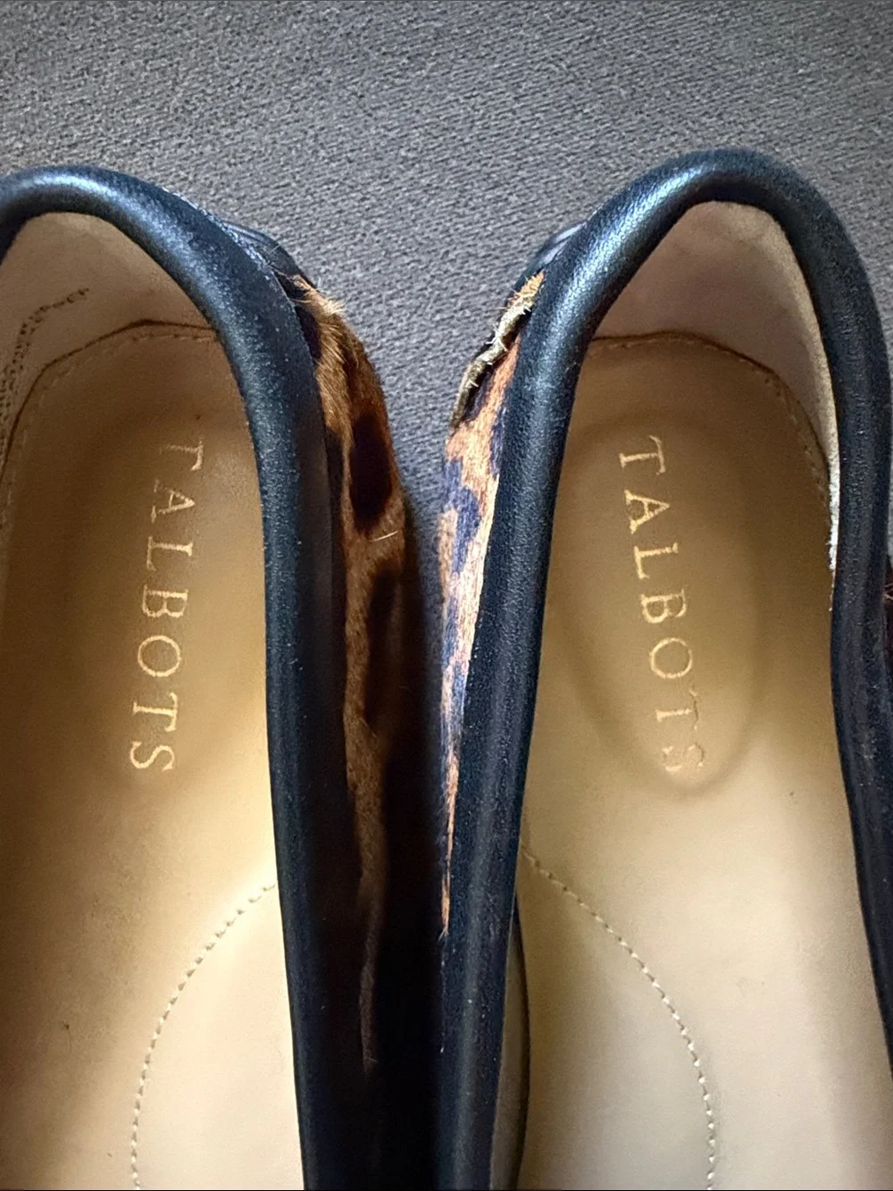 Talbots leopard print